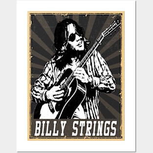 80s Style Billy Strings Posters and Art